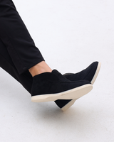 High-Top Suede Loafers