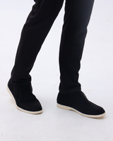 High-Top Suede Loafers
