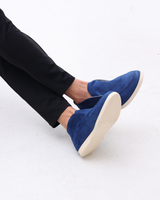 High-Top Suede Loafers