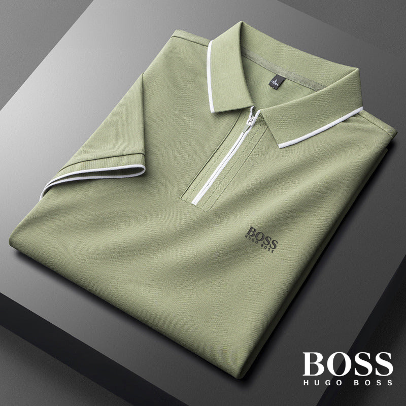 Воsѕ - Cotton Silk Polo Shirt