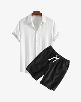 Premium Linen Shirt & Shorts Set