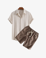 Premium Linen Shirt & Shorts Set