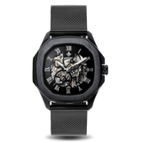 The Avalon Black + Black Mesh Strap