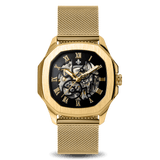 The Avalon Gold + Gold Mesh Strap