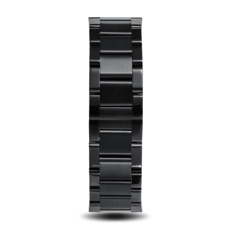 Prague Skeleton Automatic Deluxe - Black + Black Link Strap