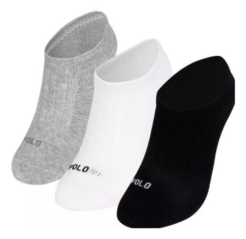 3-Pack of Polo No-Show Socks