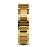 Prague Skeleton Automatic Deluxe - Gold + Gold Link Strap