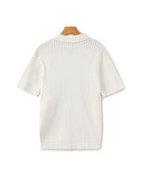 Premium Ribbed Knit Polo