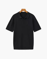 Premium Ribbed Knit Polo