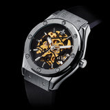 Prague Skeleton Automatic Deluxe - Silver + Silver Link Strap
