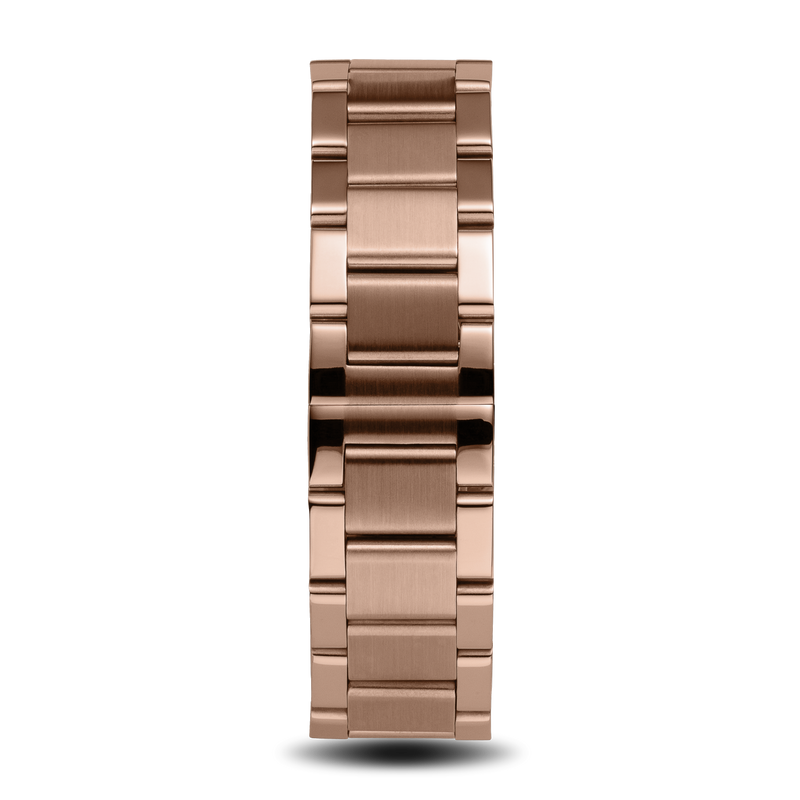 Prague Skeleton Automatic Deluxe - Rose Gold + Rose Gold Link Strap
