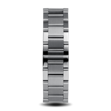 Prague Skeleton Automatic Deluxe - Silver + Silver Link Strap