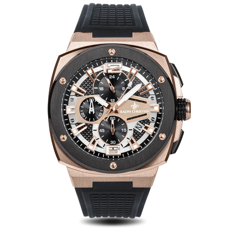 The Entourage Chrono - Rose Gold & Black